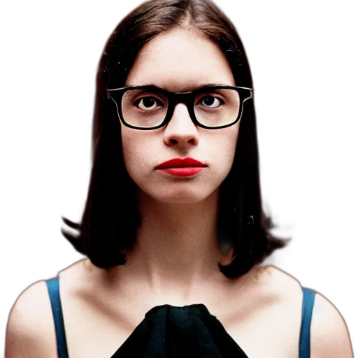 face, dress, jewelry, staff transparent PNG cut-out