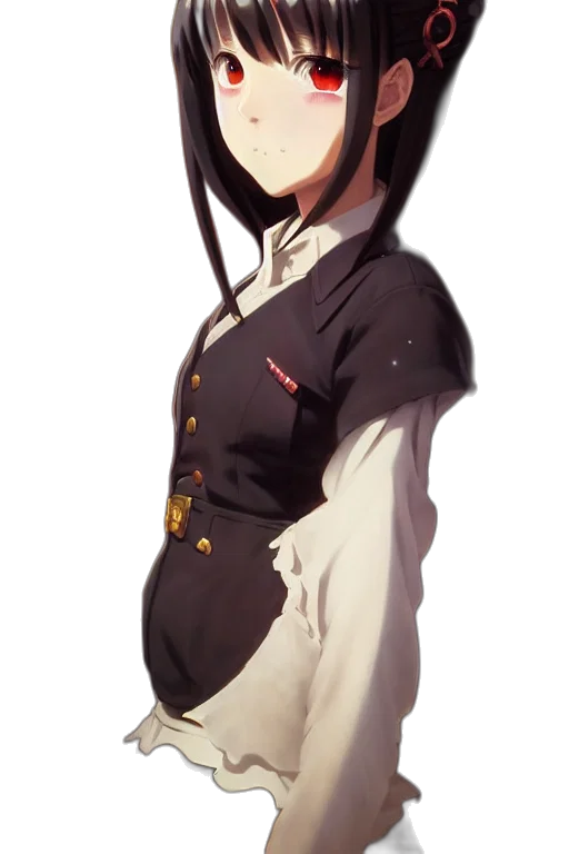 staff, jacket, face, crown, anime, cartoon, photorealistic, concept art transparent PNG cut-out