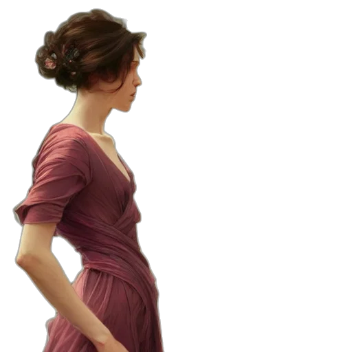 dress, staff, photorealistic, concept art transparent PNG cut-out