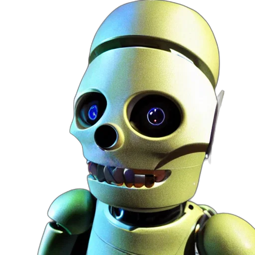 robot, face, mask, staff transparent PNG cut-out