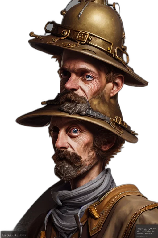 hat, face, staff, mask transparent PNG cut-out