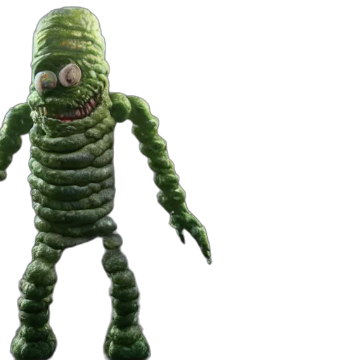 creature, 3d render, concept art, pickle transparent PNG cut-out