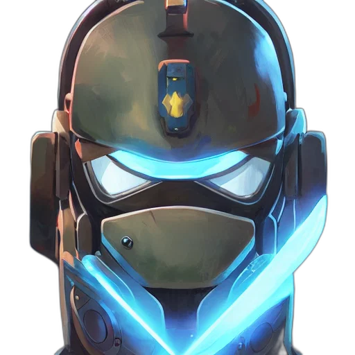 robot, mask, weapon, face transparent PNG cut-out