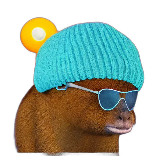 hat, animal, creature, jacket transparent PNG cut-out