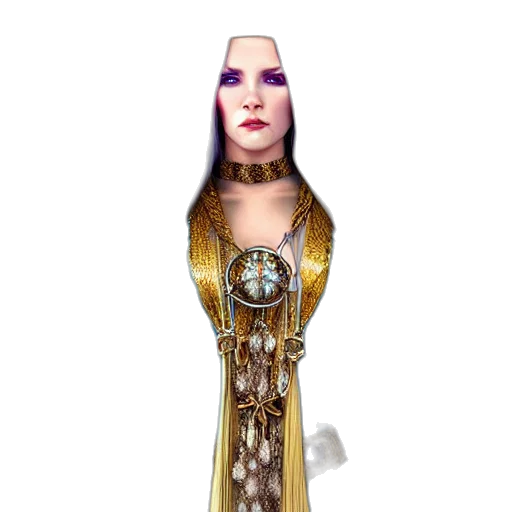 jewelry, dress, staff, crown transparent PNG cut-out