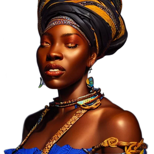 crown, jewelry, face, dress, photorealistic, concept art, fantasy art, oil painting transparent PNG cut-out