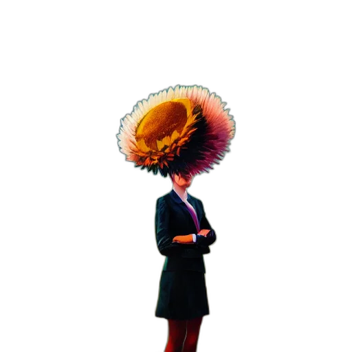 hat, crown, staff, umbrella transparent PNG cut-out