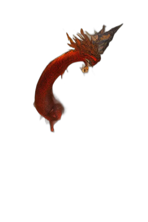 dragon, staff, animal, creature transparent PNG cut-out