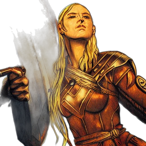 comic book art, concept art, fantasy art, photorealistic transparent PNG cut-out