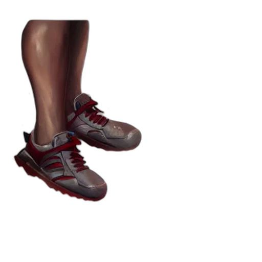 shoes, 3d render, photorealistic, concept art, pixel art, artstation, greg, rutkowski transparent PNG cut-out
