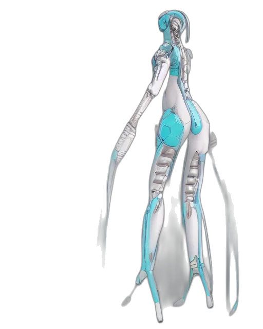 staff, weapon, sword, robot transparent PNG cut-out