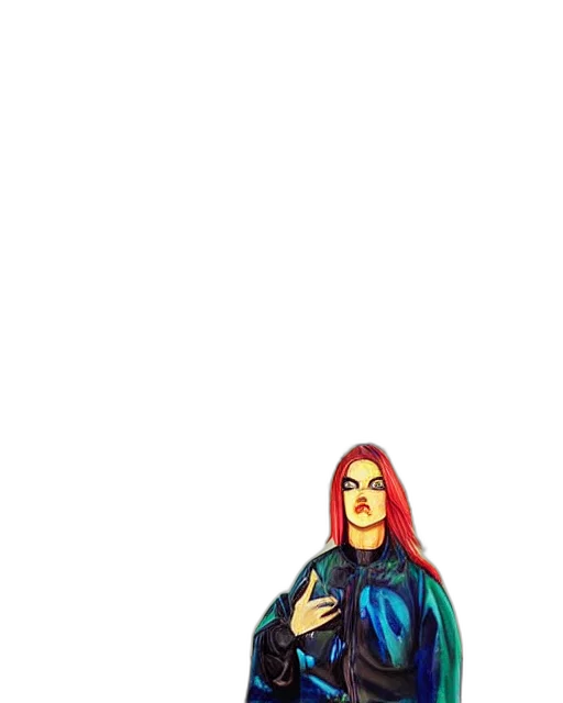jacket, dress, staff, bottle transparent PNG cut-out