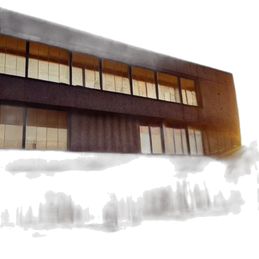 building, 3d render, concept art, photorealistic transparent PNG cut-out