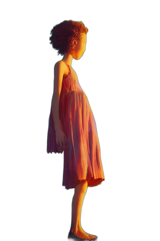 dress, staff, face, crown, concept art, photorealistic, 3d render, oil painting transparent PNG cut-out