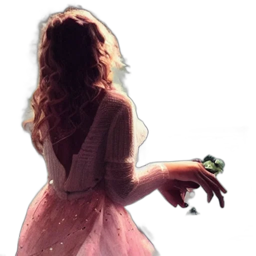 dress, concept art, photorealistic, watercolor transparent PNG cut-out