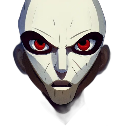 mask, face, robot, creature transparent PNG cut-out