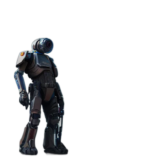 robot, weapon, creature, jacket transparent PNG cut-out