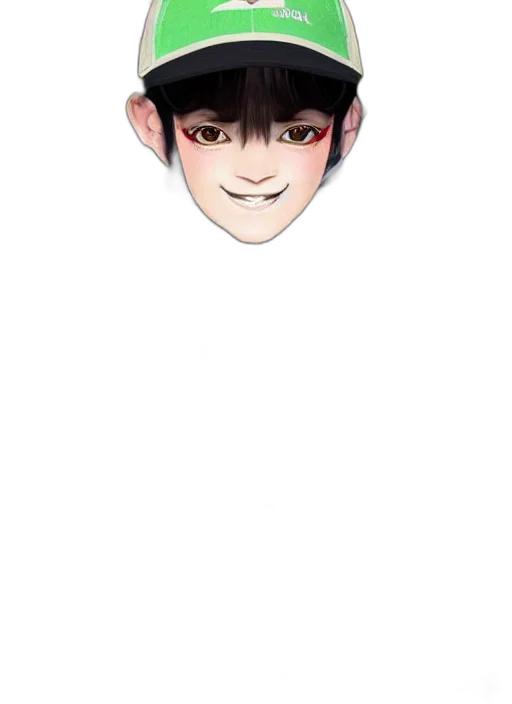 mask, face, creature, hat, anime, cartoon, pixel art, concept art transparent PNG cut-out