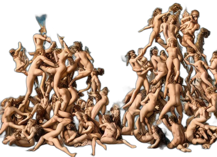 concept art, fantasy art, 3d render, photorealistic transparent PNG cut-out
