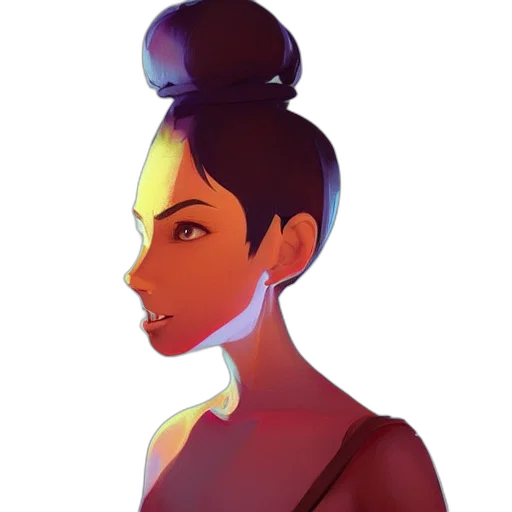 staff, face, mask, crown, concept art, cartoon, fantasy art, anime transparent PNG cut-out
