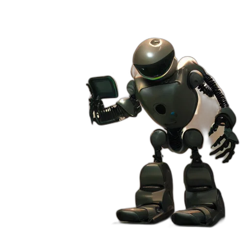 robot, creature, animal, 3d render, concept art, alien, dirty, room transparent PNG cut-out