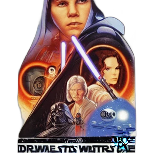 outer space, drew, struzan, starwars transparent PNG cut-out
