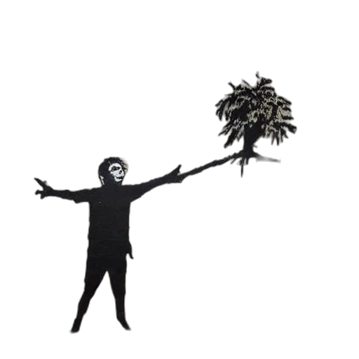 tree, mask, creature, staff transparent PNG cut-out