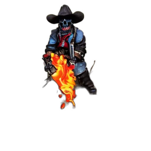 jacket, weapon, staff, mask, concept art, pixel art, 3d render, fire transparent PNG cut-out