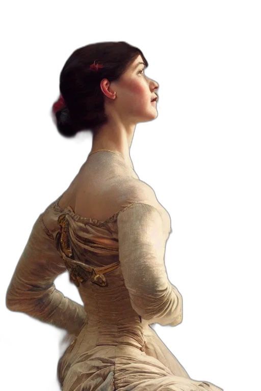 dress, staff, crown, jewelry transparent PNG cut-out