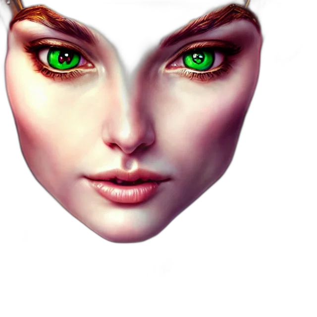 face, mask, jewelry, crown, photorealistic, 3d render, fantasy art, concept art transparent PNG cut-out