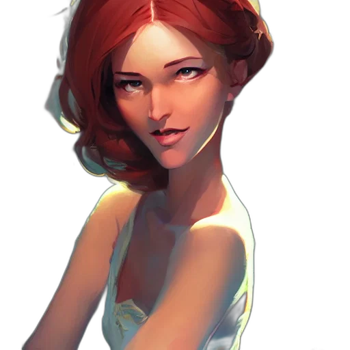 dress, face, crown, staff transparent PNG cut-out