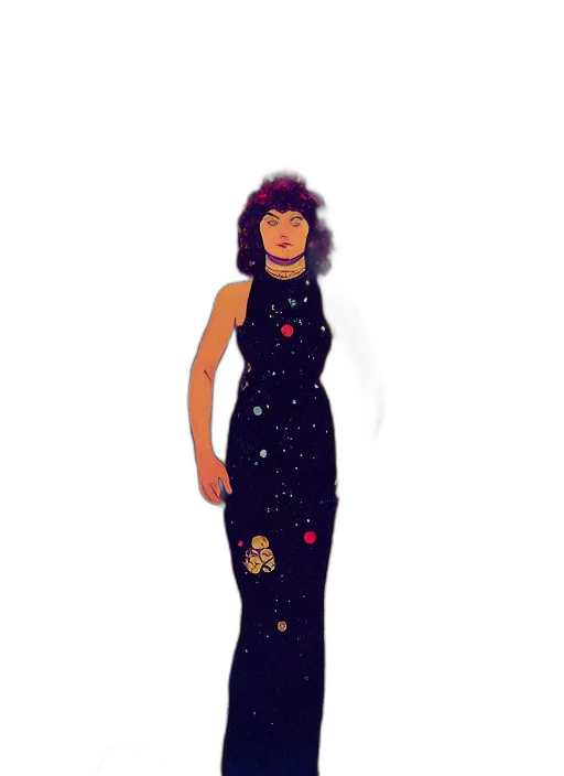 dress, pixel art, cartoon, photorealistic transparent PNG cut-out