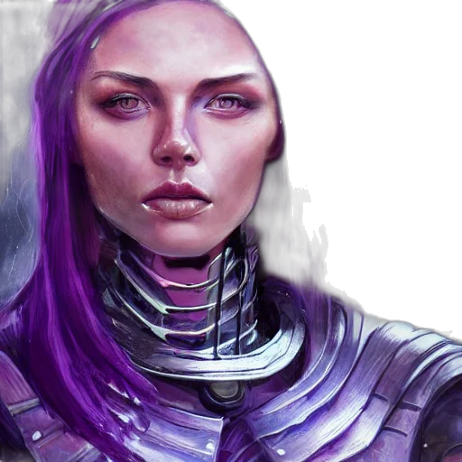 face, robot, cyberpunk, concept art, fantasy art, comic book art, outer space, pastel transparent PNG cut-out