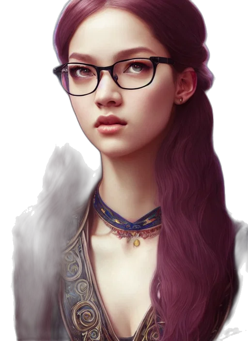 face, crown, jewelry, fantasy art transparent PNG cut-out
