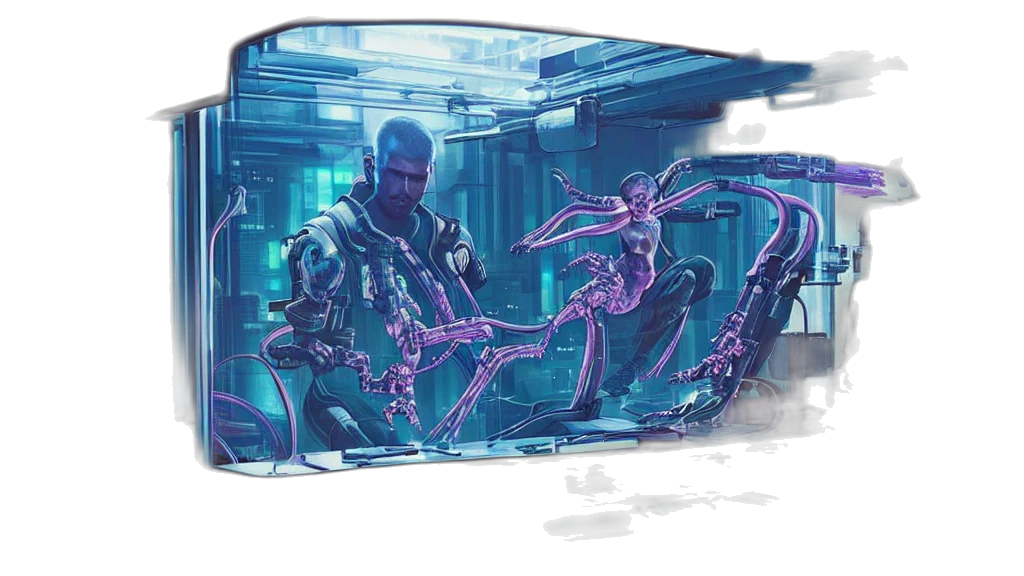 creature, weapon, dragon, robot transparent PNG cut-out