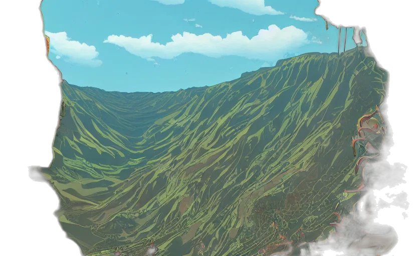concept art, fantasy art, anime, 3d render transparent PNG cut-out