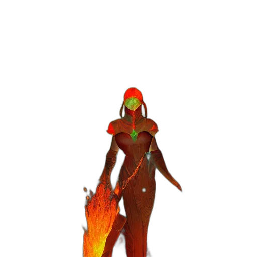 staff, creature, fantasy art, concept art transparent PNG cut-out