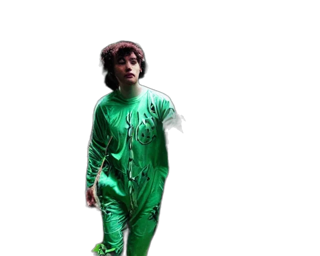 creature, jacket, hair, robot transparent PNG cut-out