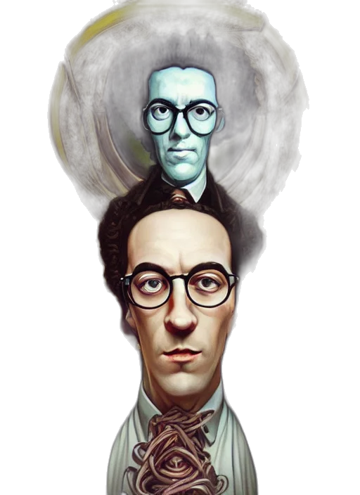 face, staff, concept art, comic book art transparent PNG cut-out