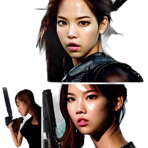 weapon, photorealistic, concept art, comic book art transparent PNG cut-out