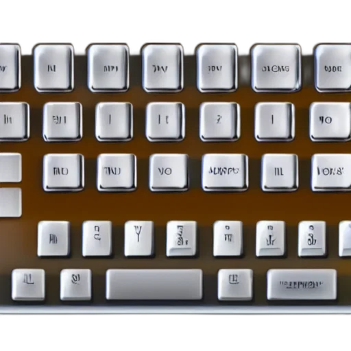 cyberpunk, 3d render, earth tones, golden, monochrome, five, floors, keyboard transparent PNG cut-out