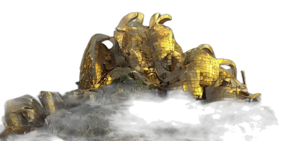 dragon, crown, 3d render, concept art, fantasy art, photorealistic, underwater, fog transparent PNG cut-out