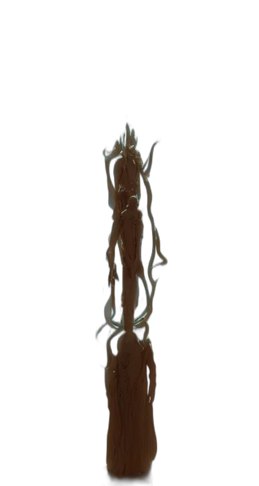 staff, crown, weapon, sword, concept art, 3d render, fantasy art, anime transparent PNG cut-out