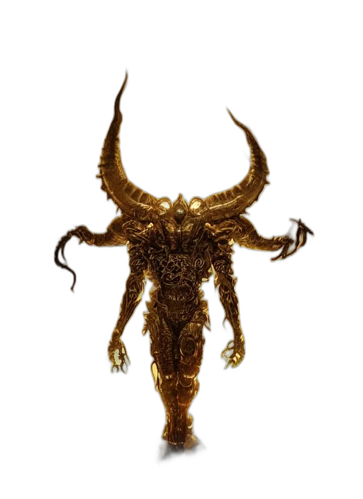 creature, dragon, staff, mask transparent PNG cut-out