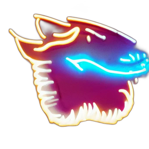 dragon, staff, creature, crown, vaporwave, 3d render, pixel art, concept art transparent PNG cut-out