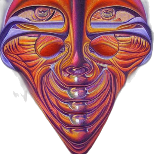 mask, face, creature, robot, concept art, outer space, enlightened, biomechanical transparent PNG cut-out