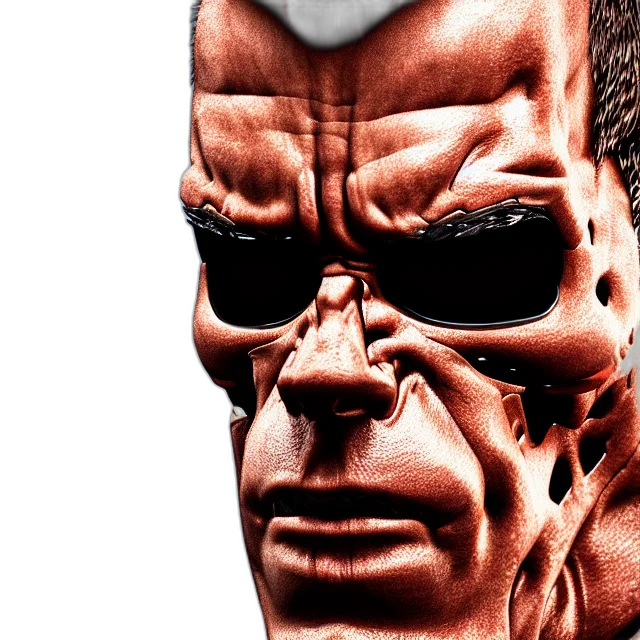 mask, face, robot, creature, comic book art, 3d render, concept art, photorealistic transparent PNG cut-out
