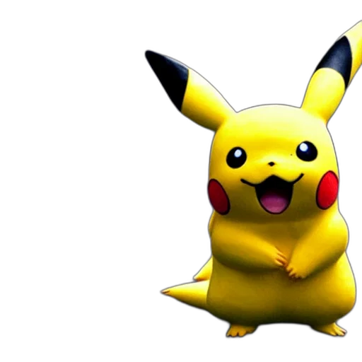 animal, creature, staff, 3d render, concept art, photorealistic, pikachu transparent PNG cut-out