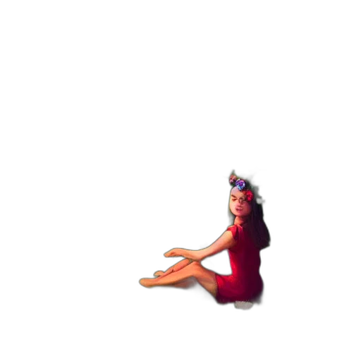 dress, crown, staff, creature transparent PNG cut-out
