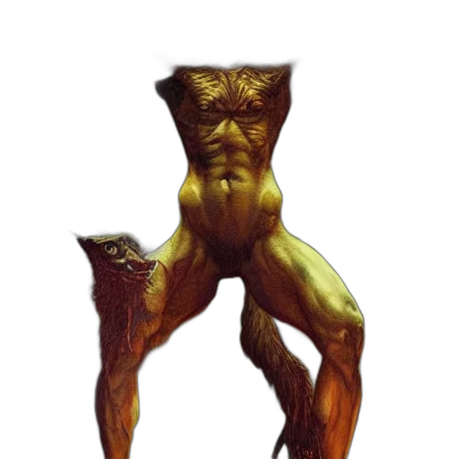 creature, animal, robot, staff transparent PNG cut-out